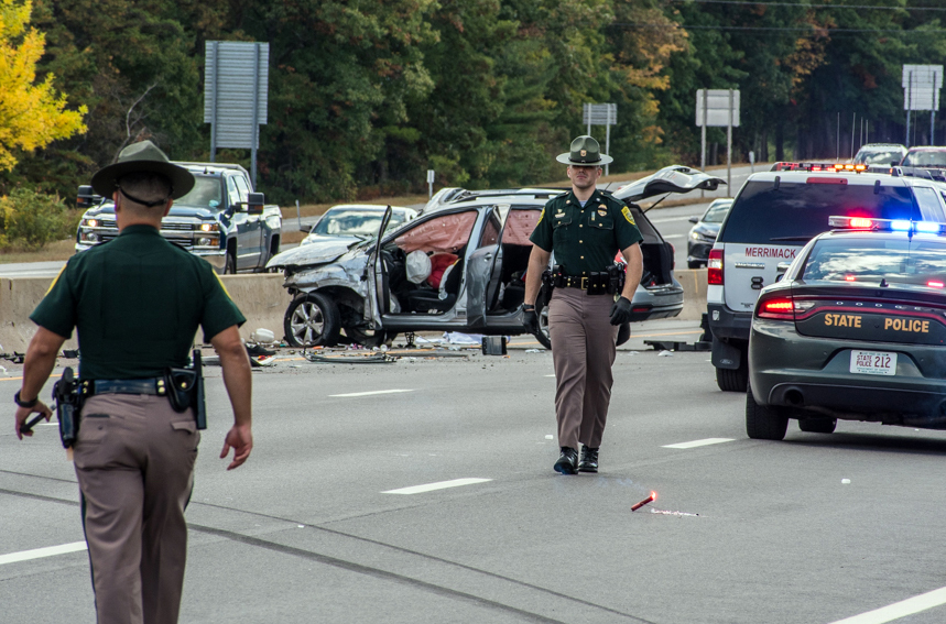 Goffstown man rescued from underneath his car following turnpike crash